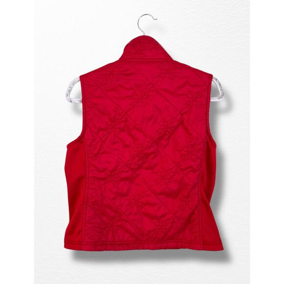 LL Bean Women’s Quilted Sherpa Lined Vest, Size M - Picture 2 of 13